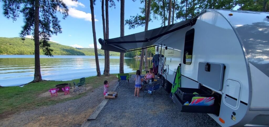 Our New RV by the Lake