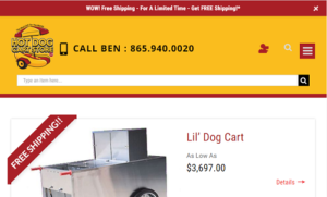 Hot Dog Cart Store Screenshot