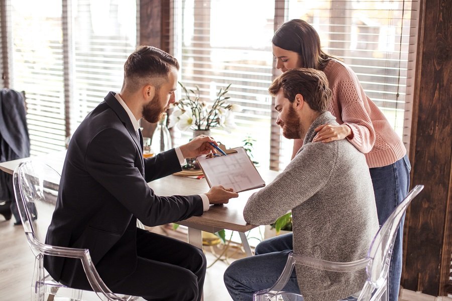 Couple Getting Financial Advice