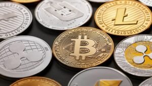 Set of Bitcoins and other Crypto