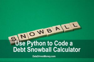 Snowball method pay off debt. financial concept.